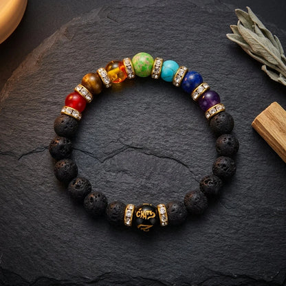 Gemstone Chakra Bracelet For Energy Balance