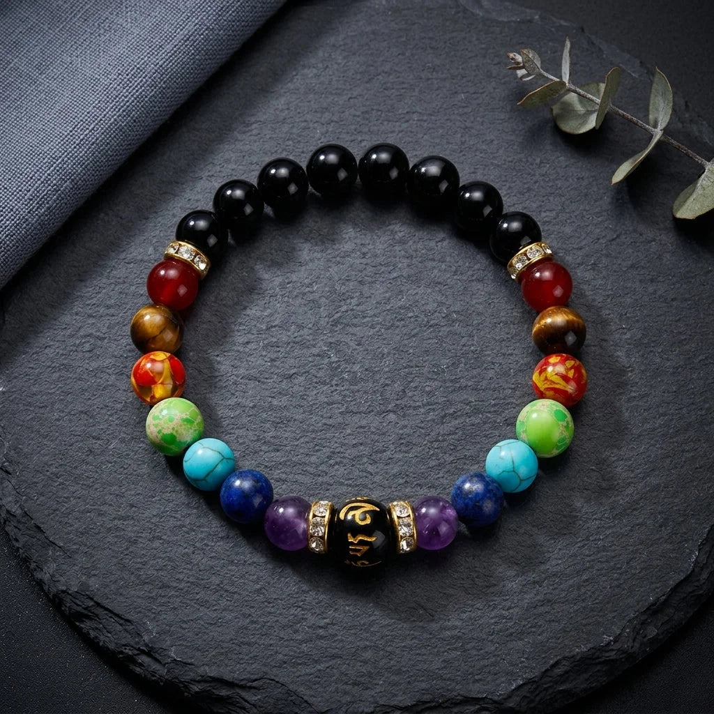 Gemstone Chakra Bracelet For Energy Balance
