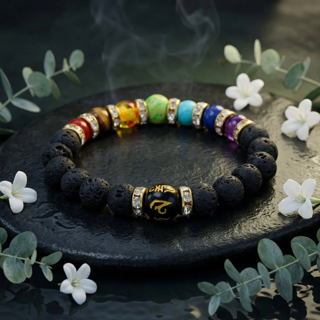 Gemstone Chakra Bracelet For Energy Balance