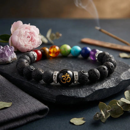 Gemstone Chakra Bracelet For Energy Balance