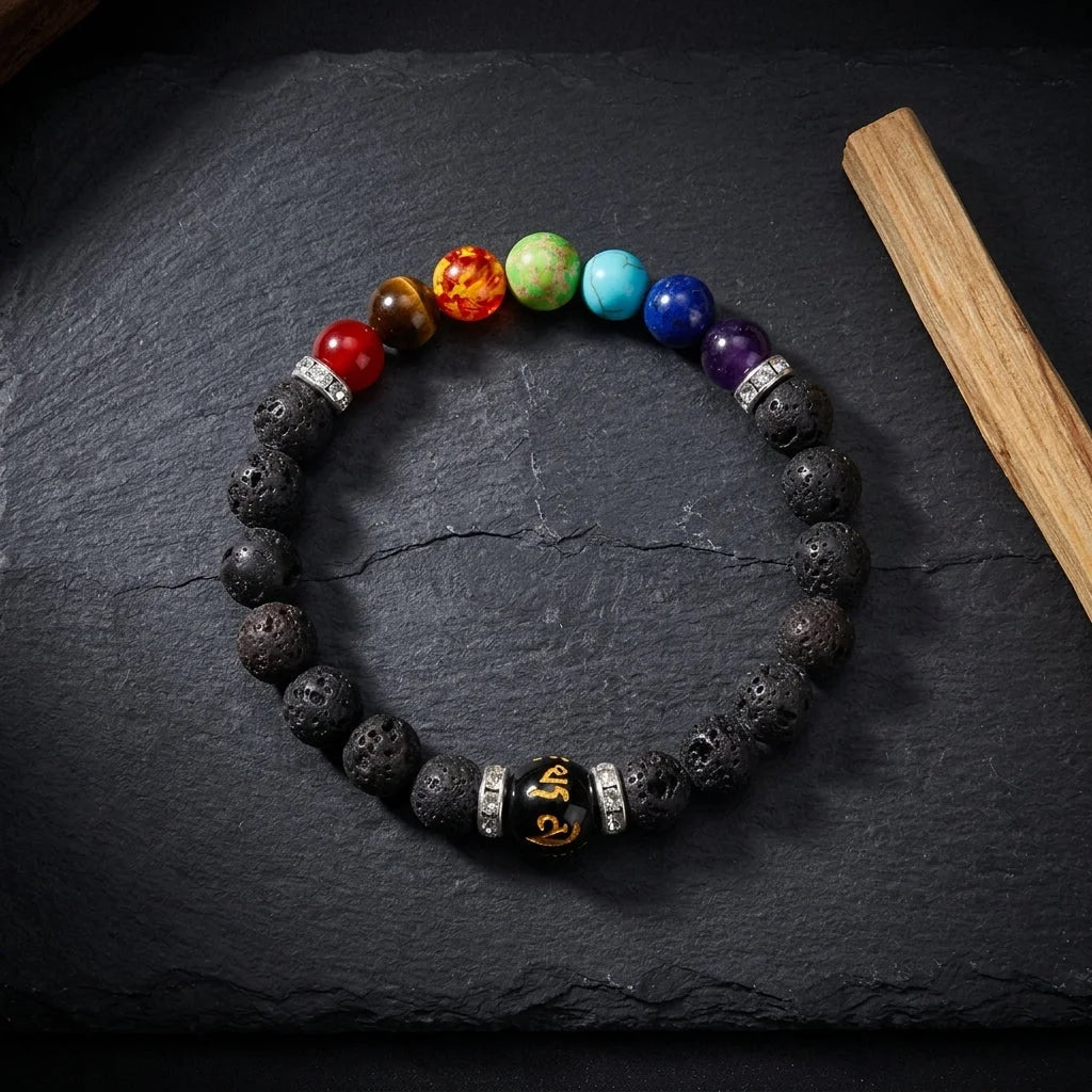 Gemstone Chakra Bracelet For Energy Balance