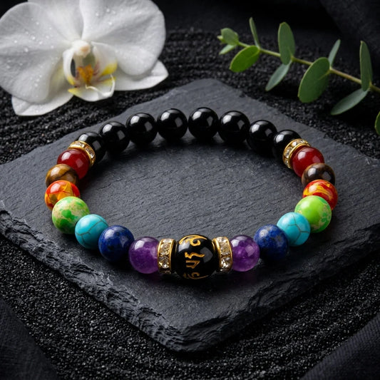Gemstone Chakra Bracelet For Energy Balance