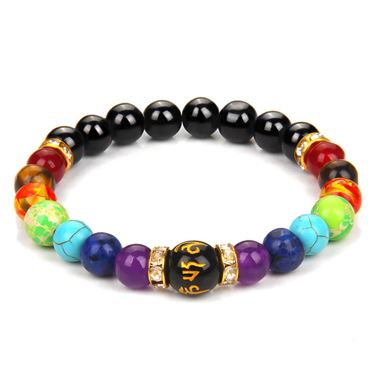 Gemstone Chakra Bracelet For Energy Balance - Style