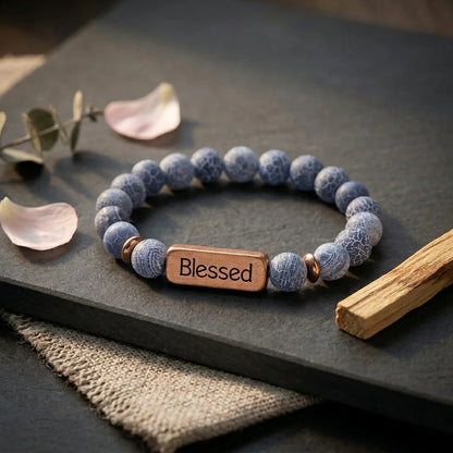 Geometric Pattern Stones Bracelet For Everyday Rituals