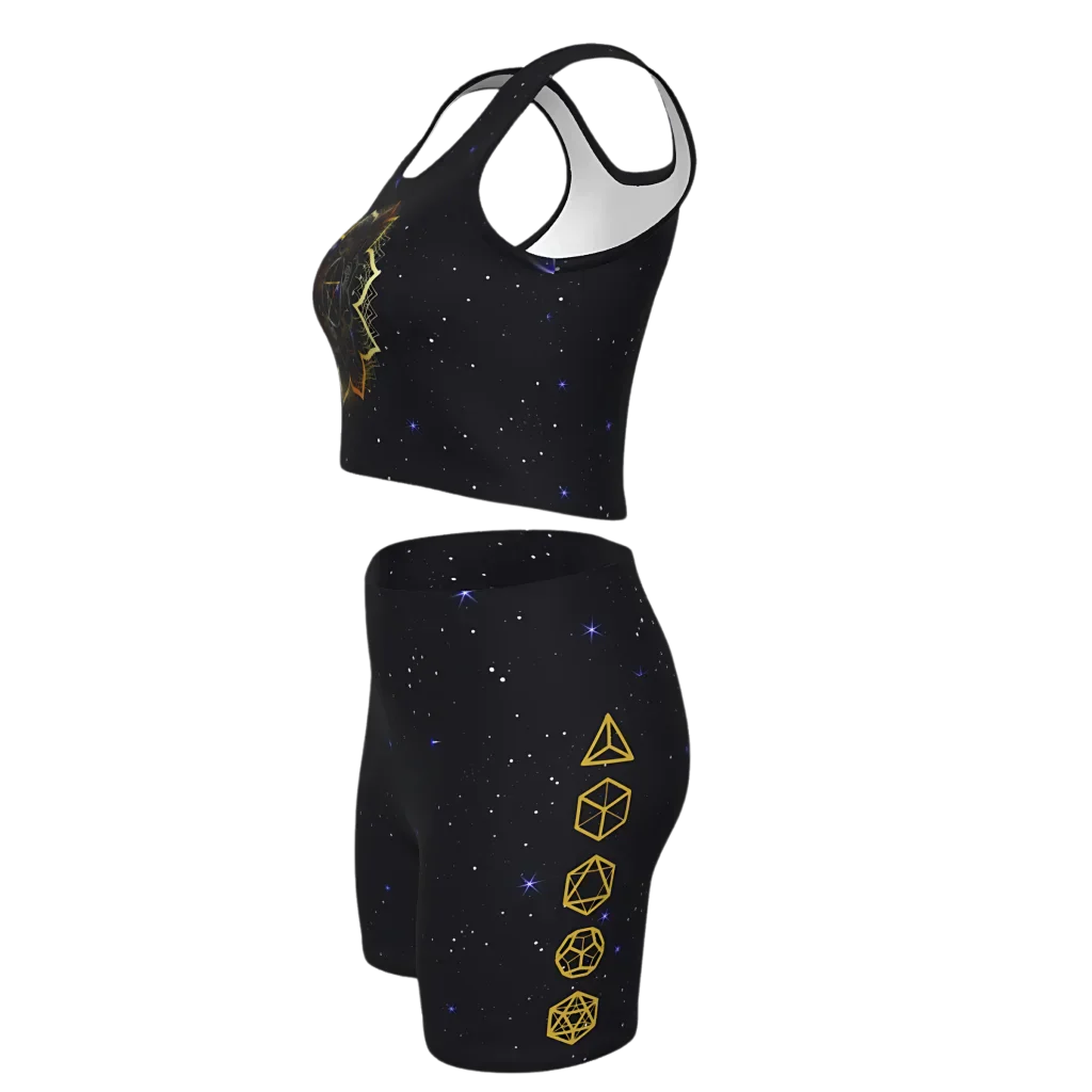 Golden Mandala 2 Piece Athleisure Set For Women