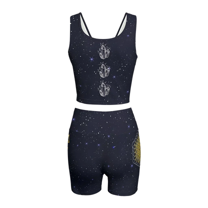 Golden Mandala 2 Piece Athleisure Set For Women