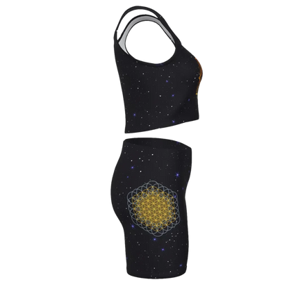 Golden Mandala 2 Piece Athleisure Set For Women