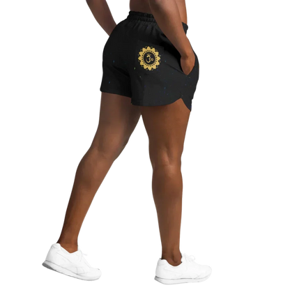 Golden Moth Loose Fit Shorts With Chakra Symbol