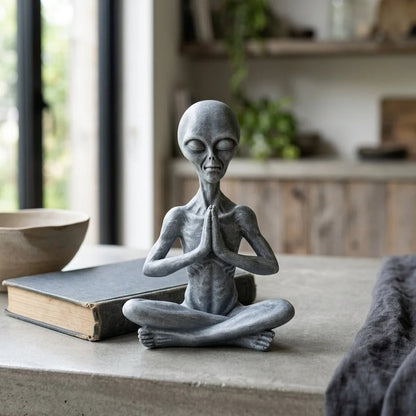 Graceful Yoga Skeleton Figurines In Resin