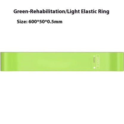 Gradient Strength Bands For Yoga And Full-Body Flow - Green 600x50x0.5mm