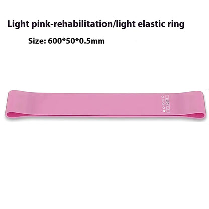 Gradient Strength Bands For Yoga And Full-Body Flow - Light Pink 600x50x0.5mm