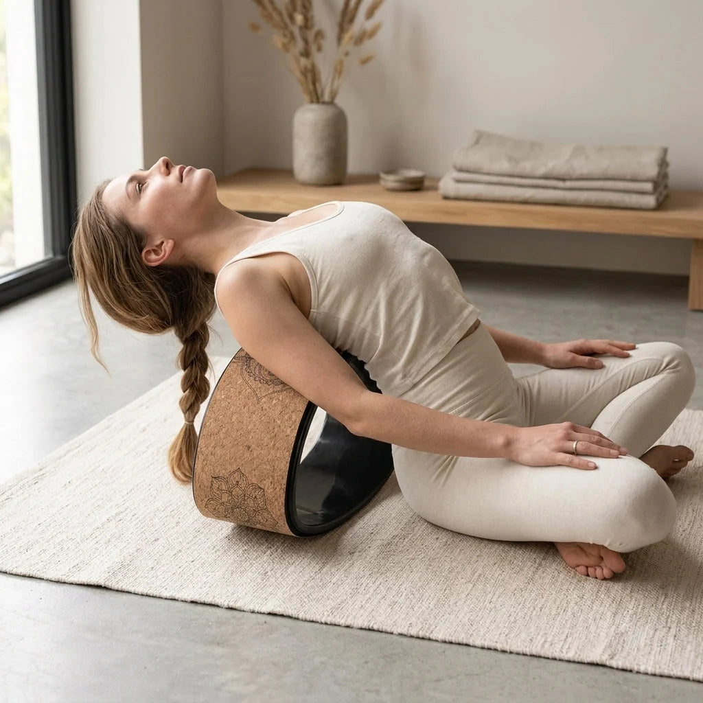 Half Round Back Stretch Wheel For Core And Flexibility