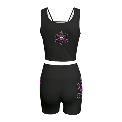 Hamsa Energy 2 Piece Workout Sets Women