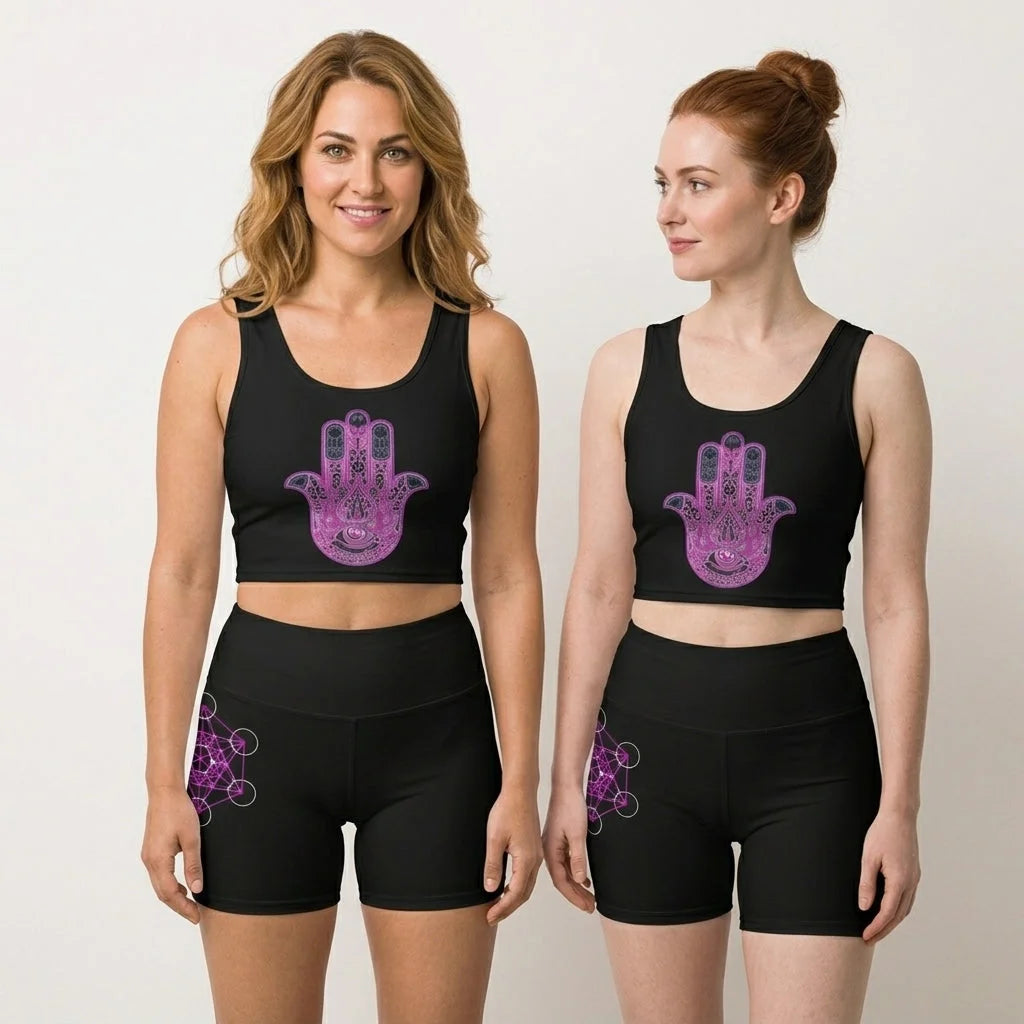 Hamsa Energy 2 Piece Workout Sets Women