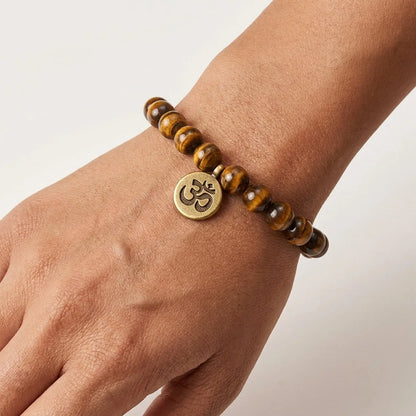 Handcrafted Brown Beaded Bracelets for Mindful Living