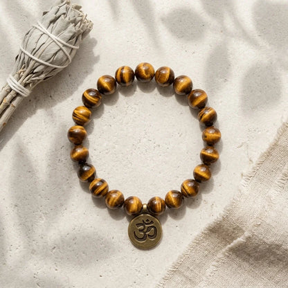 Handcrafted Brown Beaded Bracelets for Mindful Living