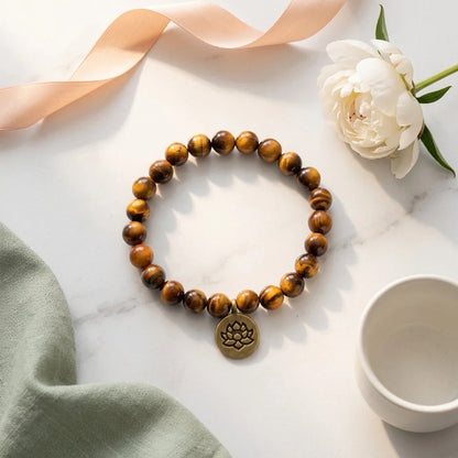 Handcrafted Brown Beaded Bracelets for Mindful Living