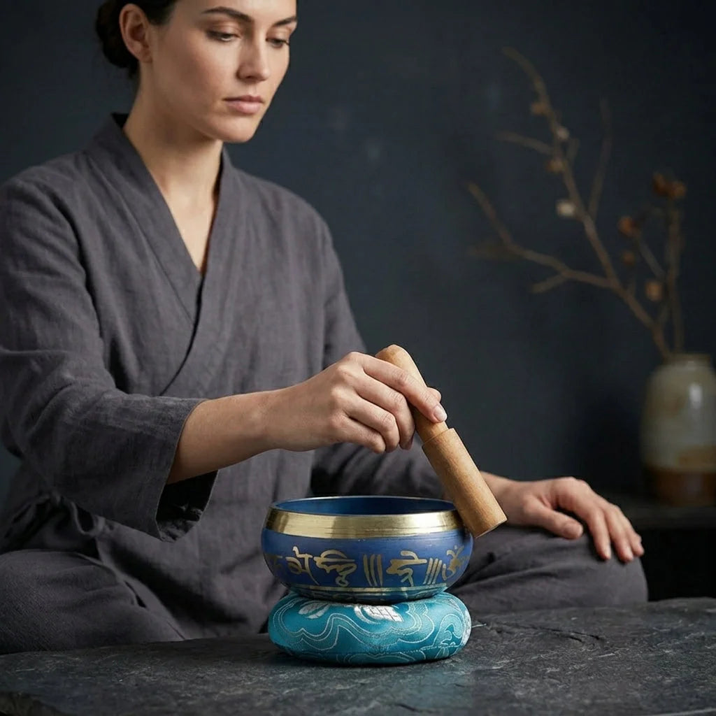 Handcrafted Copper Meditation Bowls For Mindful Calm