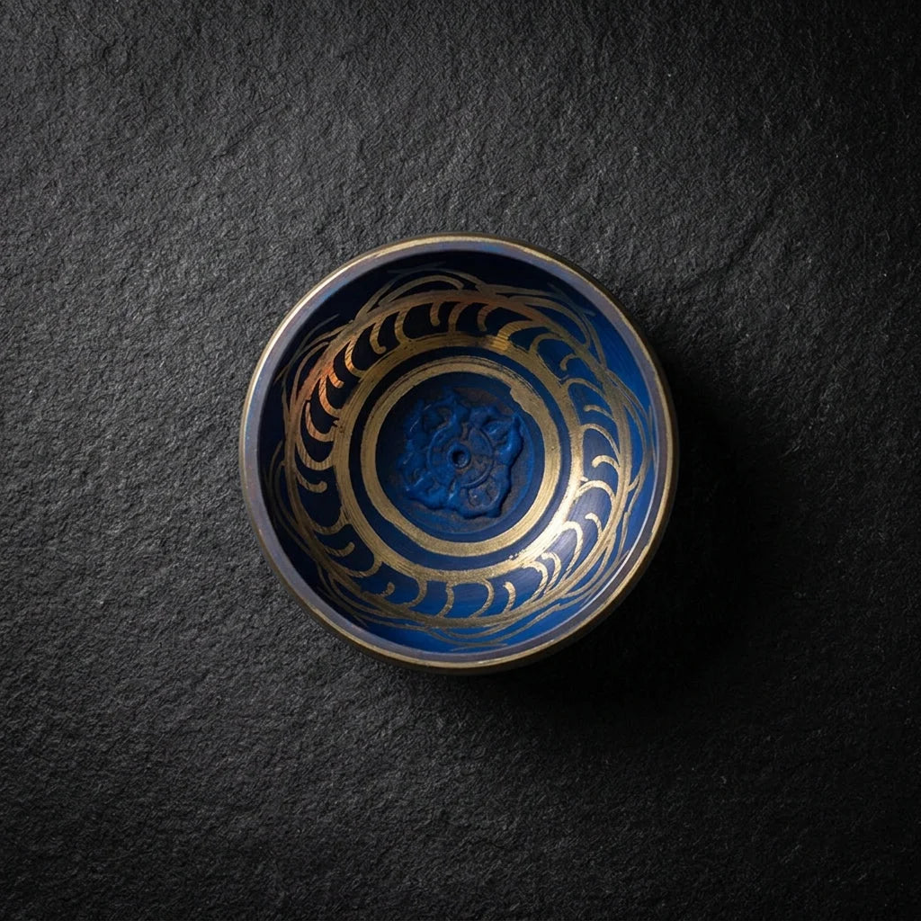 Handcrafted Tibet Singing Bowl With Striker & Mat