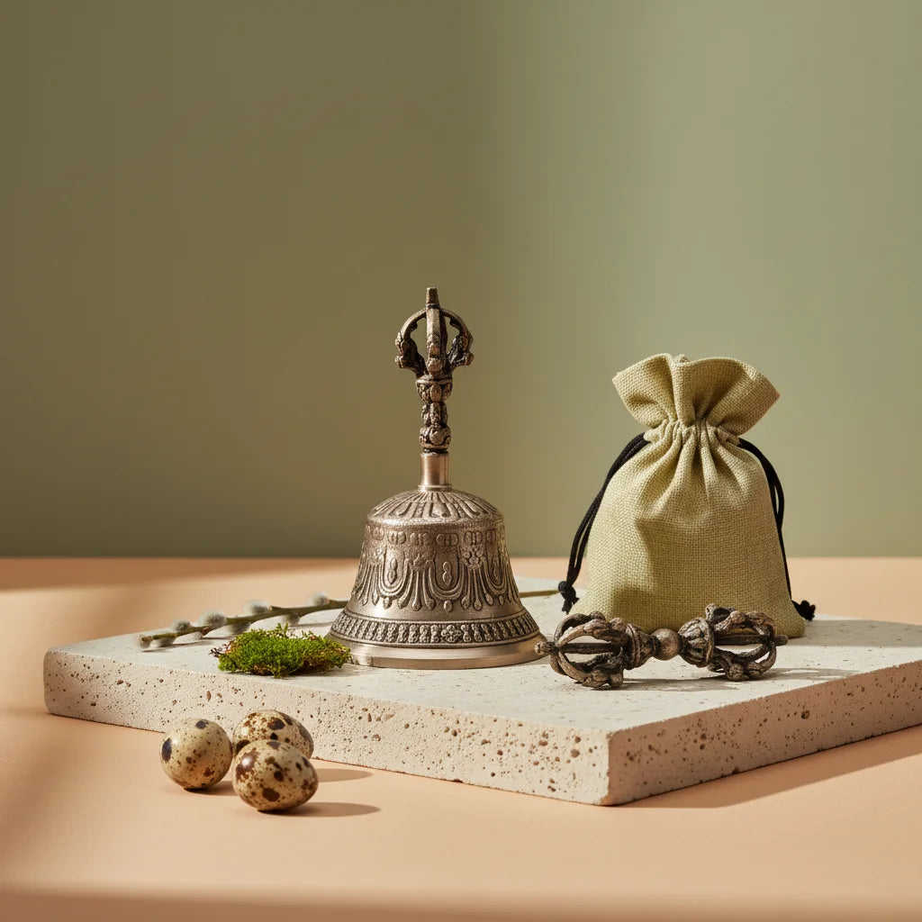 Handcrafted Tibetan Bell For Meditation And Calm