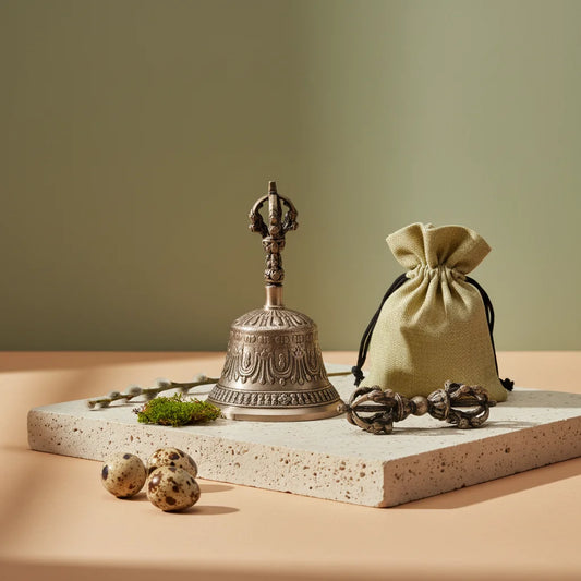 Handcrafted Tibetan Bell For Meditation And Calm