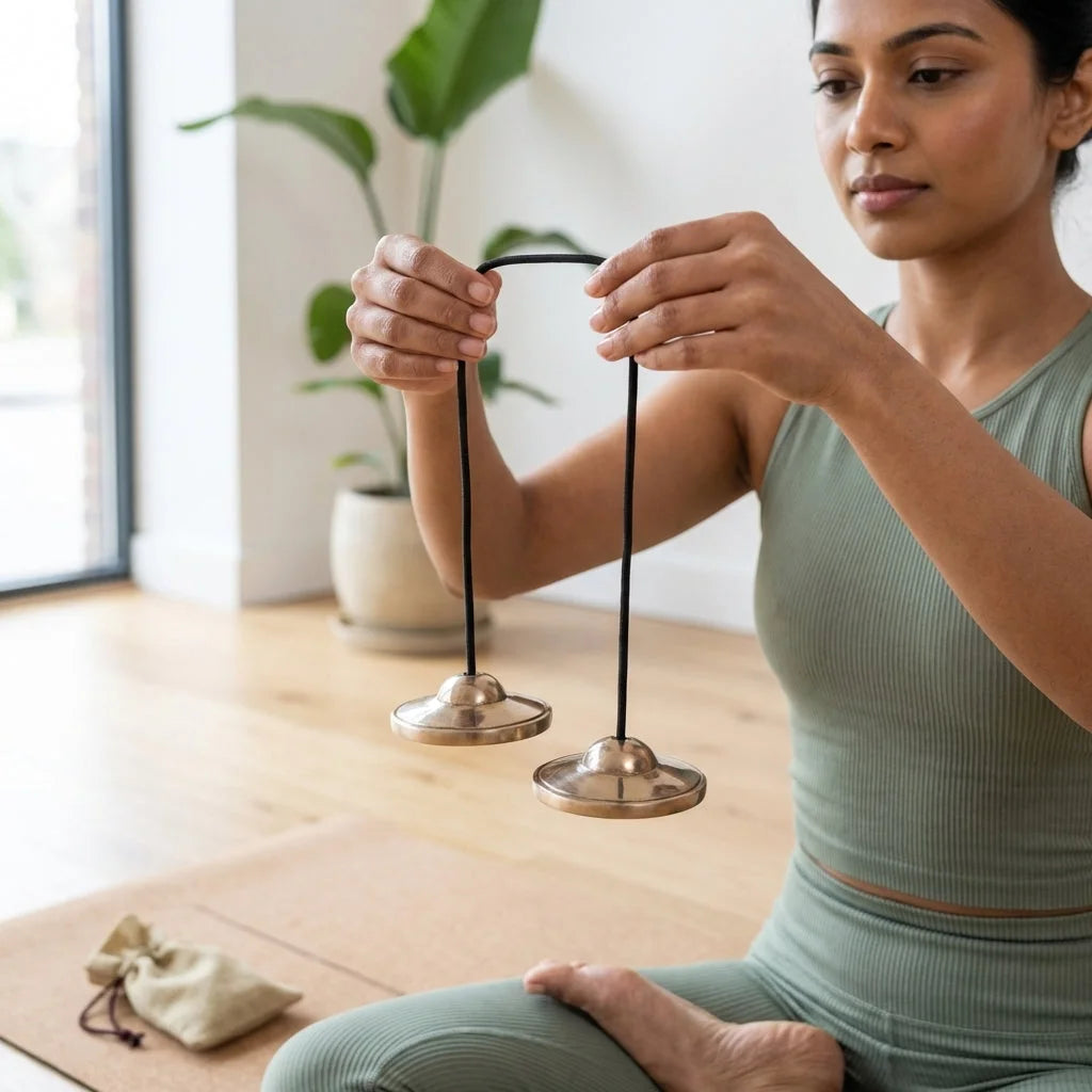 Handcrafted Tibetan Bell For Meditation And Calm