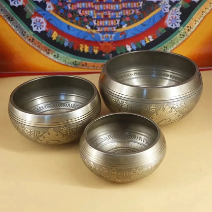 Handmade Copper Sound Bath Bowls For Deep Healing - Random / 11 cm