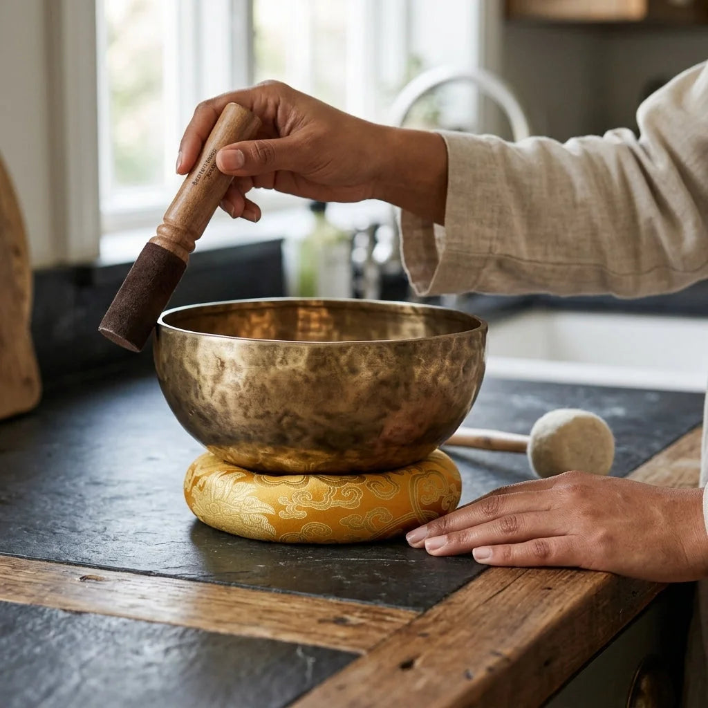 Handmade Large Singing Bowl From Nepal