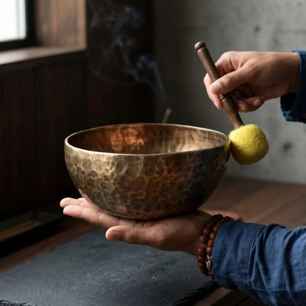 Handmade Large Singing Bowl From Nepal