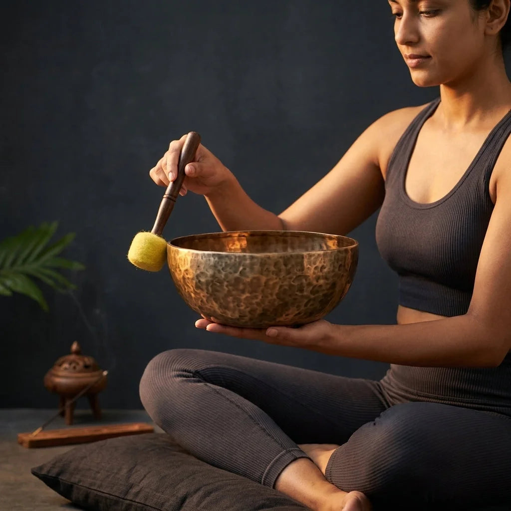Handmade Large Singing Bowl From Nepal