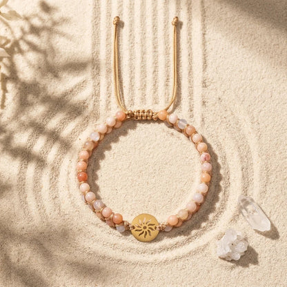 Handwoven Beaded Stone Bracelets for Daily Wellness - Style
