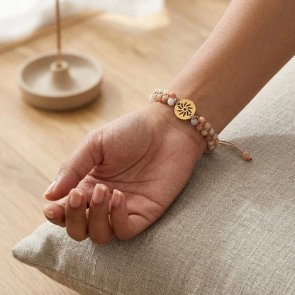 Handwoven Beaded Stone Bracelets for Daily Wellness - Style