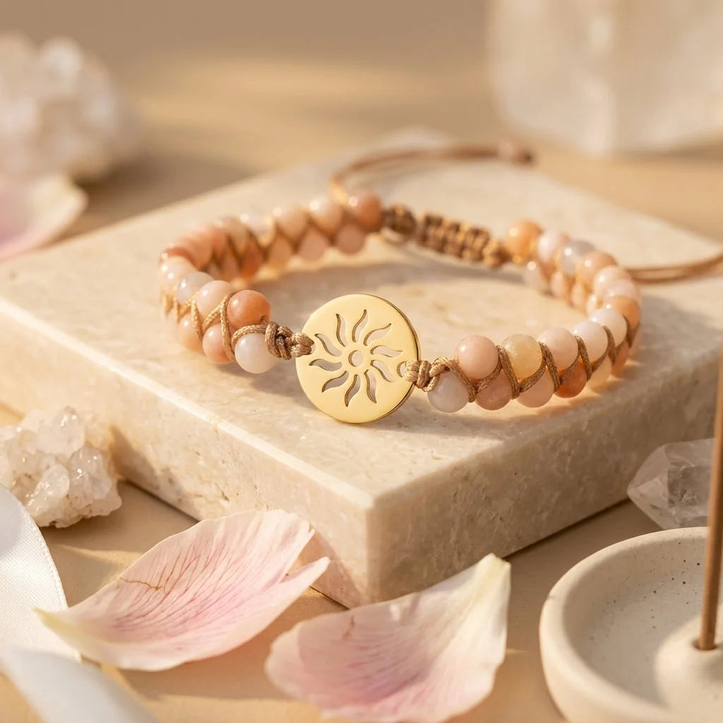 Handwoven Beaded Stone Bracelets for Daily Wellness - Style