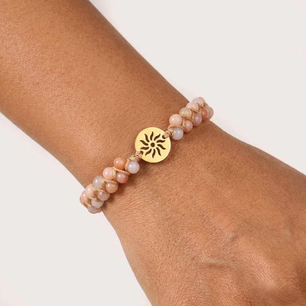 Handwoven Beaded Stone Bracelets for Daily Wellness - Style