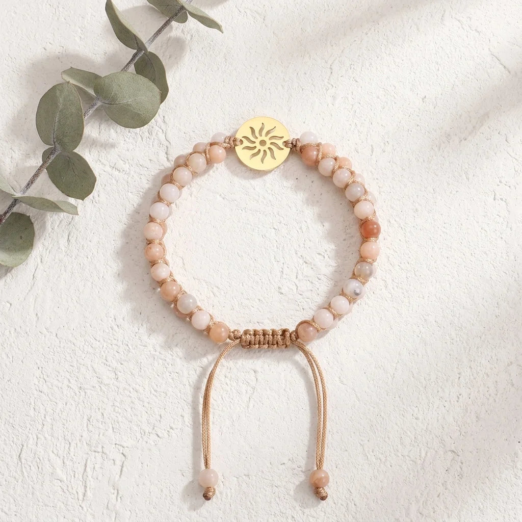 Handwoven Beaded Stone Bracelets for Daily Wellness - Style