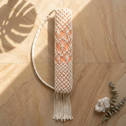 Handwoven Yoga Backpack With Mat Holder