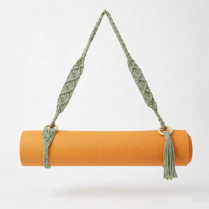 Handwoven Yoga Mat Sling For Easy Portability