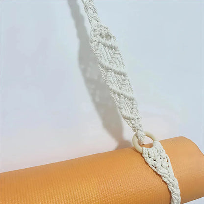 Handwoven Yoga Mat Sling For Easy Portability