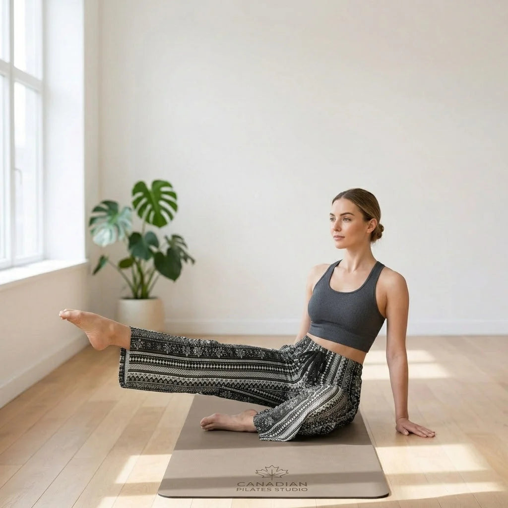 Hippie Spirit Grey Flare Joggers With Ethnic Stripe Print