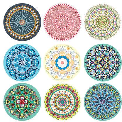 Huge Yoga Mat With Non Slip Suede And Round Design