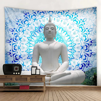Large Tapestry With Chakra Symbols In Boho Style - 13 Style / 150x130 cm