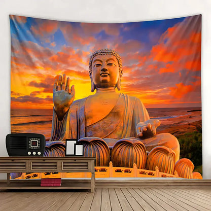 Large Tapestry With Chakra Symbols In Boho Style - 8 Style / 150x130 cm