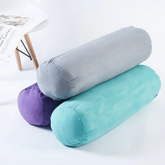 Linen Blend Yoga Bolster Pillow For Daily Support