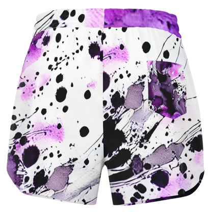 Loose Fit Shorts Ladies With Purple Heart Energy