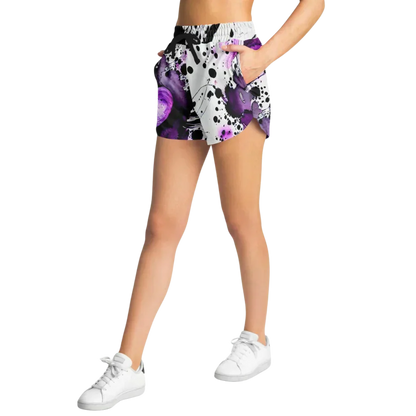Loose Fit Shorts Ladies With Purple Heart Energy