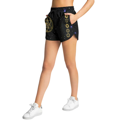 Loose Fit Shorts Women’s With Star Of David Design