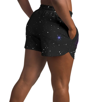 Loose Fitting Shorts Women’s With Sacred Geometry Print