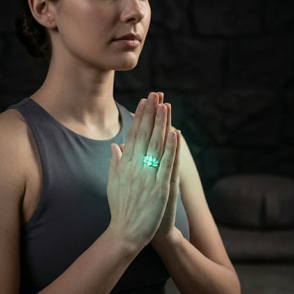 Luminous Lotus Cool Rings For Yoga And Beyond