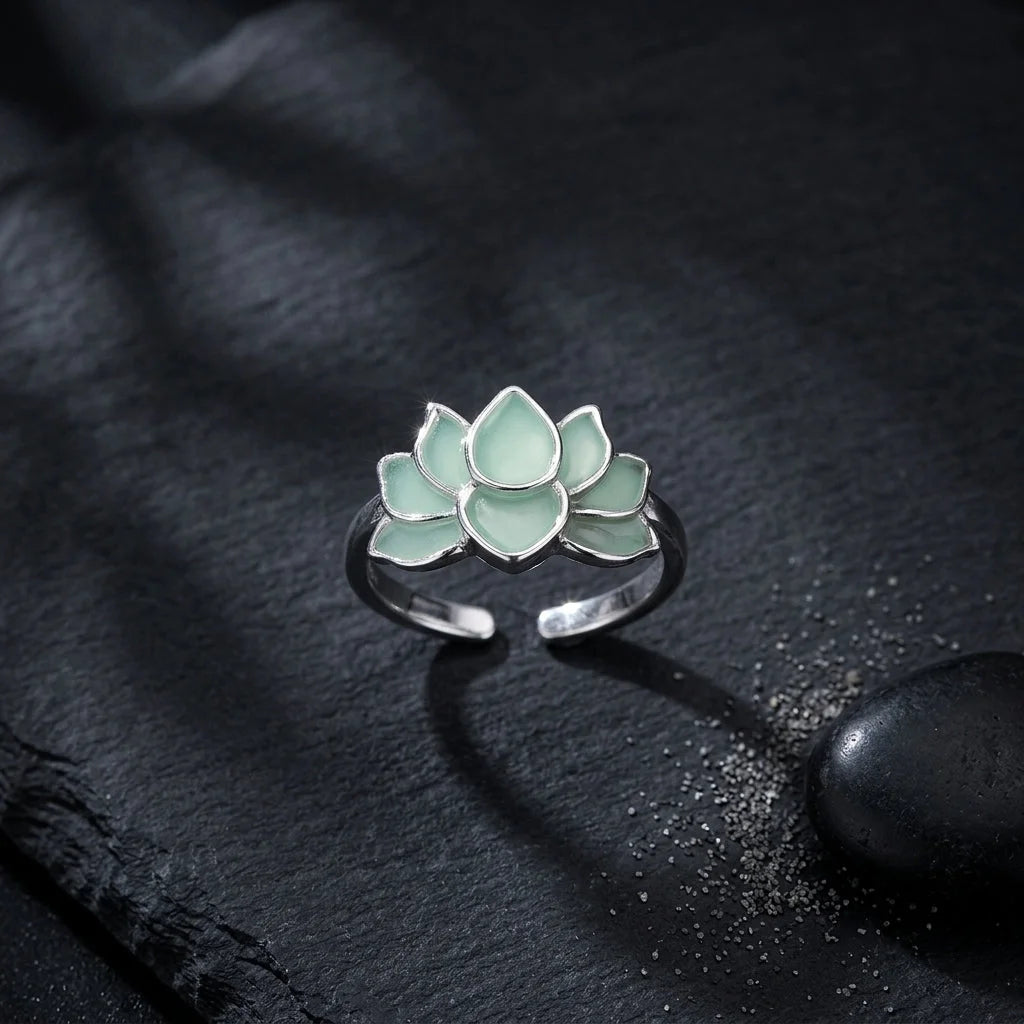 Luminous Lotus Cool Rings For Yoga And Beyond