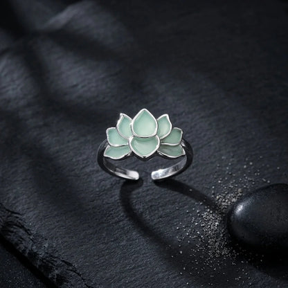 Luminous Lotus Cool Rings For Yoga And Beyond